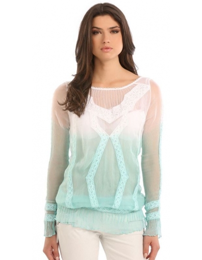 Blouses - Guess - LS ELORA SHIRT - White