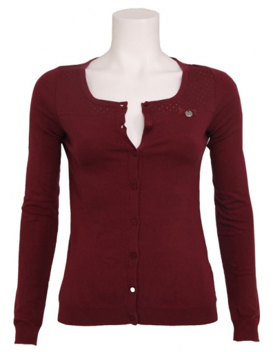 Sweaters & Cardigans - Guess - BRIDGETTE RE CARDI - Red