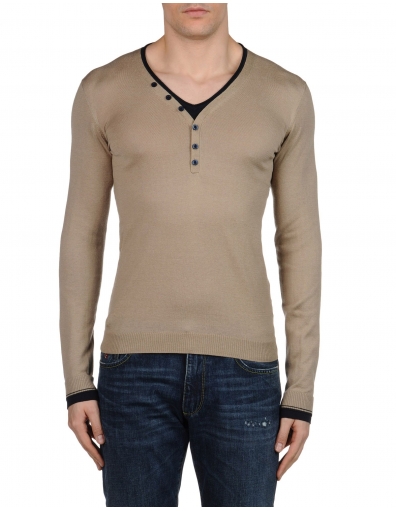 Sweaters - Energie - Kooisgg V-neck pullover - Brown