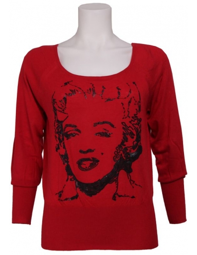 Sweaters - Pepe Jeans - West ? Andy Warhol - Red